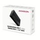 AXAGON EE35-GTR RIBBED box, black