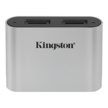 Kingston Workflow micro SD Reader, stříbrná