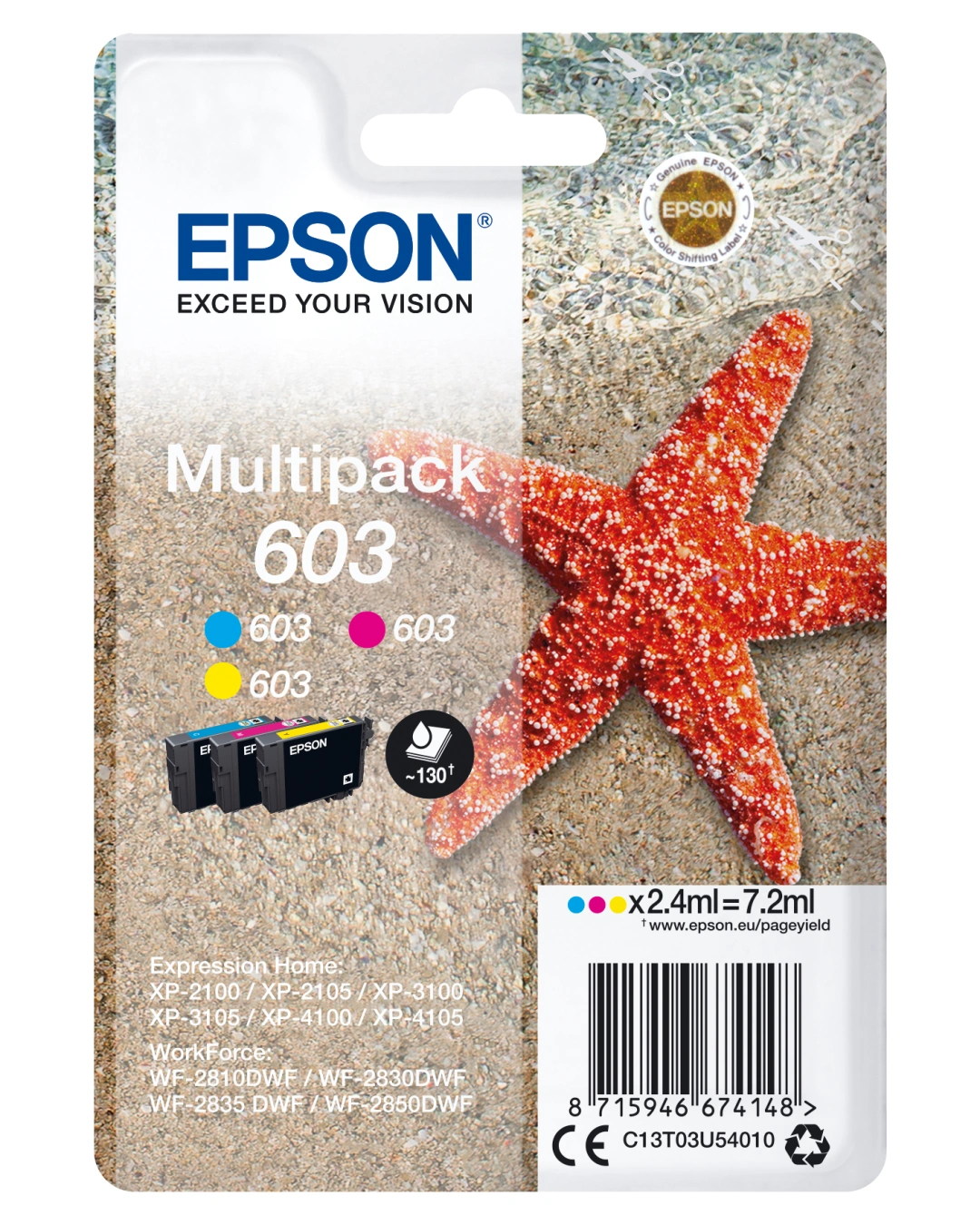 Epson T03U5, multipack CMY