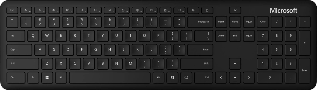 Microsoft Bluetooth Keyboard, černá