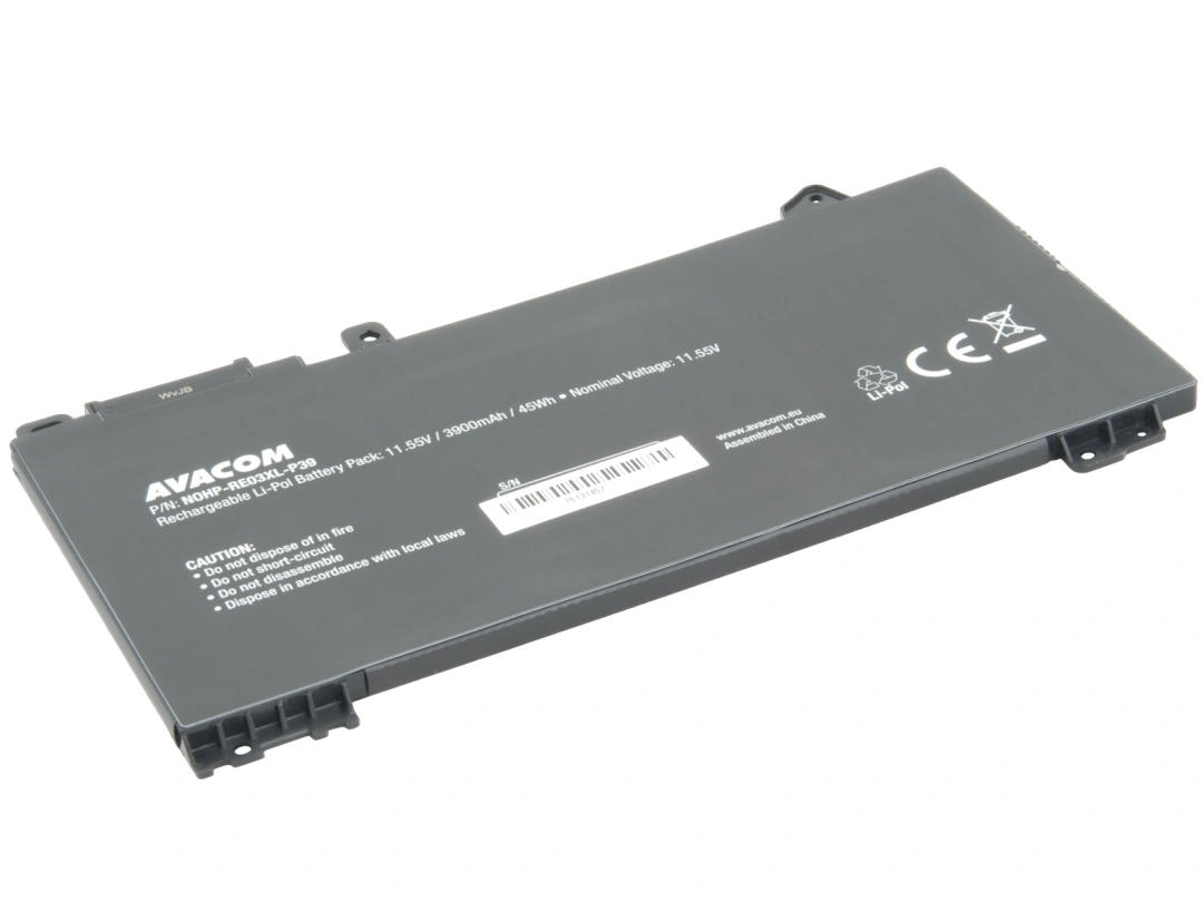 Baterie Avacom HP Probook 430, 440, 450 G6 Li-Pol 11,55V 3900mAh 45Wh (NOHP-RE03XL-P39)