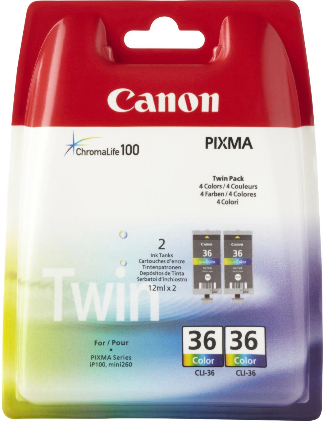 Canon CLI-36,Multi 2 pack