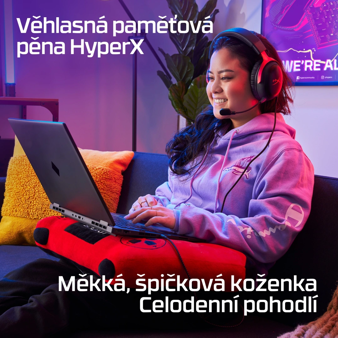 HyperX Cloud III, černá