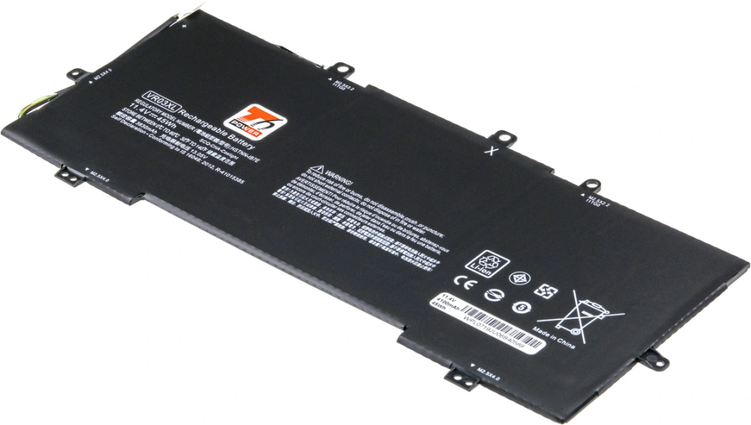 Baterie T6 Power pro Hewlett Packard Envy 13-d120 serie, Li-Poly, 11,4 V, 3900 mAh (44 Wh), černá