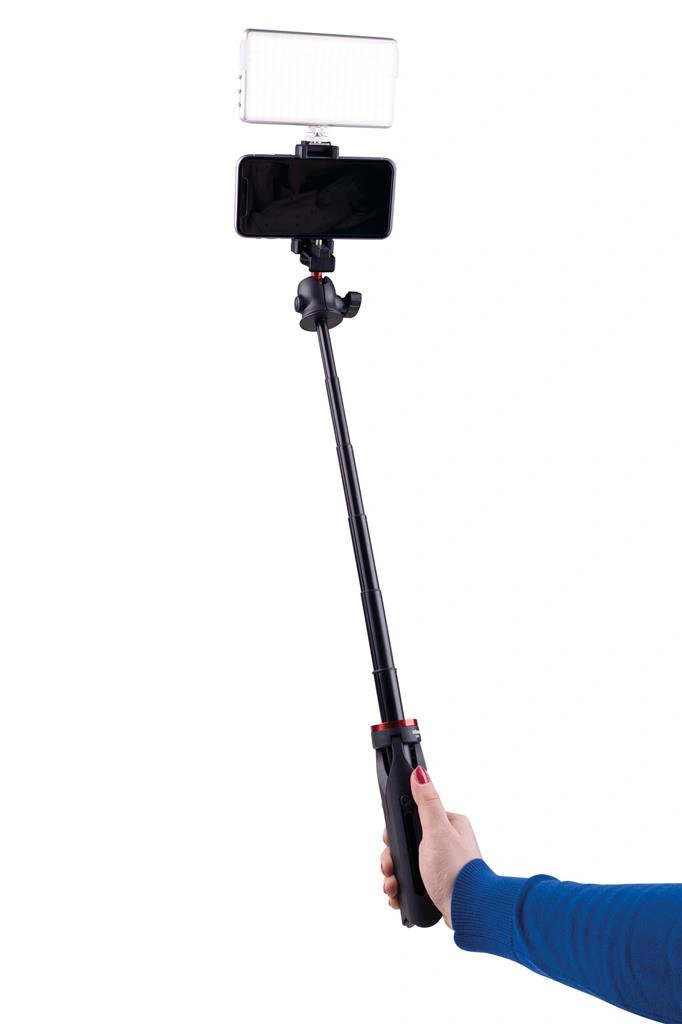 Doerr GIPSY Selfie ministativ (21,5-68 cm, 300 g, max.2kg, kul.hlava, 5 sekcí, černý)
