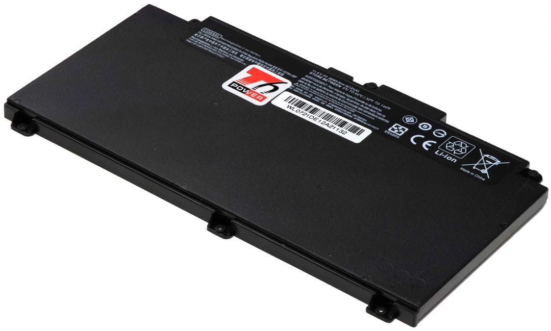 Baterie T6 Power pro notebook Hewlett Packard HSTNN-UB7K, Li-Poly, 11,4 V, 4200 mAh (48 Wh), černá