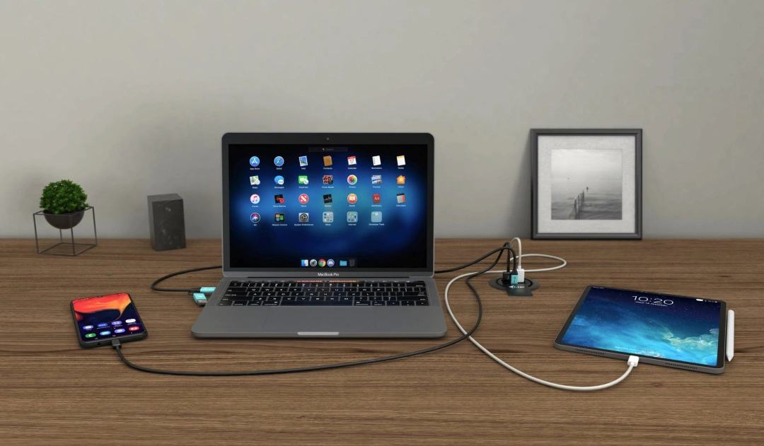 i-tec nabíječka Built-in Desktop, USB-C, 3x USB 3.0, QC 3.0, PD, Fast Charge, 96W