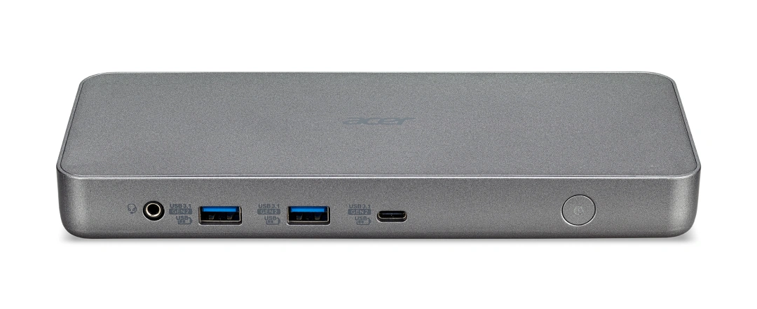 Acer dokovací stanice USB-C Dock II, 2xUSB-A 3.1 Gen2, 4xUSB-A 3.1 Gen1, DP 1.4/HDMI 2.0, RJ45