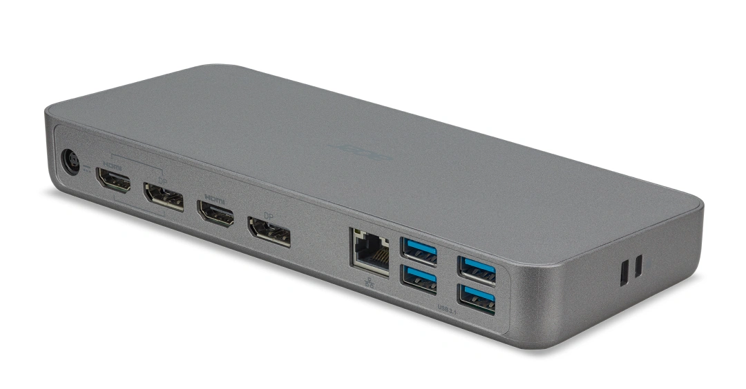 Acer dokovací stanice USB-C Dock II, 2xUSB-A 3.1 Gen2, 4xUSB-A 3.1 Gen1, DP 1.4/HDMI 2.0, RJ45