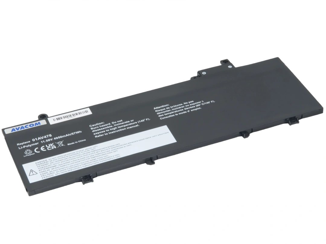 Baterie Avacom Lenovo ThinkPad T480S Li-Pol 11,58V 4950mAh 57Wh (NOLE-T480S-69P)