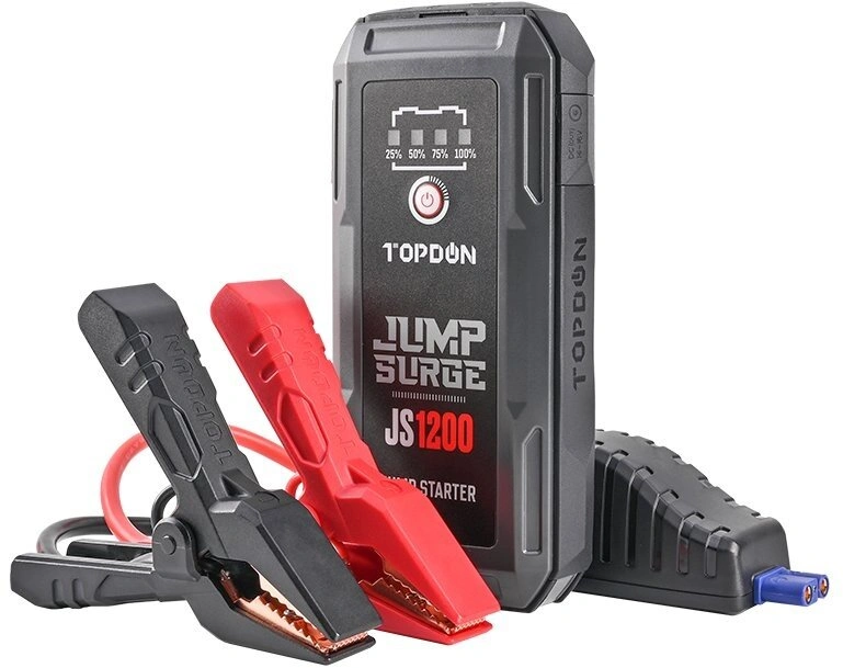 TOPDON Car Jump Starter JumpSurge 1200, 10000 mAh