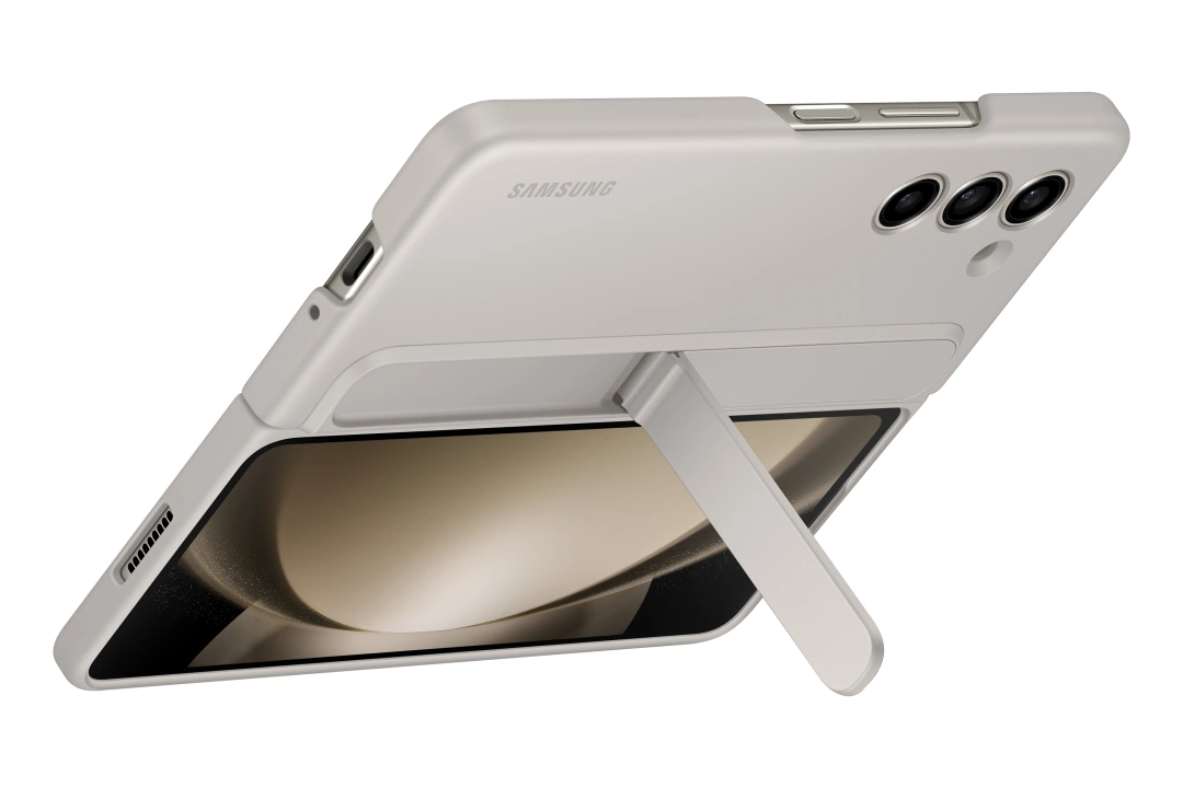 Samsung ochranný kryt se stojánkem a poutkem pro Galaxy Z Fold5, písková