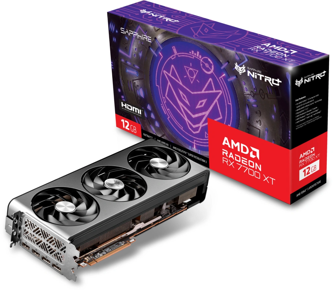 Sapphire NITRO+ AMD Radeon™ RX 7700 XT GAMING, 12GB GDDR6