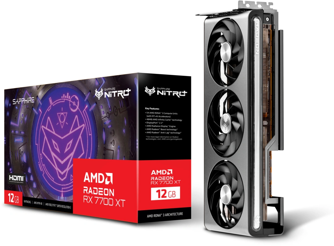 Sapphire NITRO+ AMD Radeon™ RX 7700 XT GAMING, 12GB GDDR6