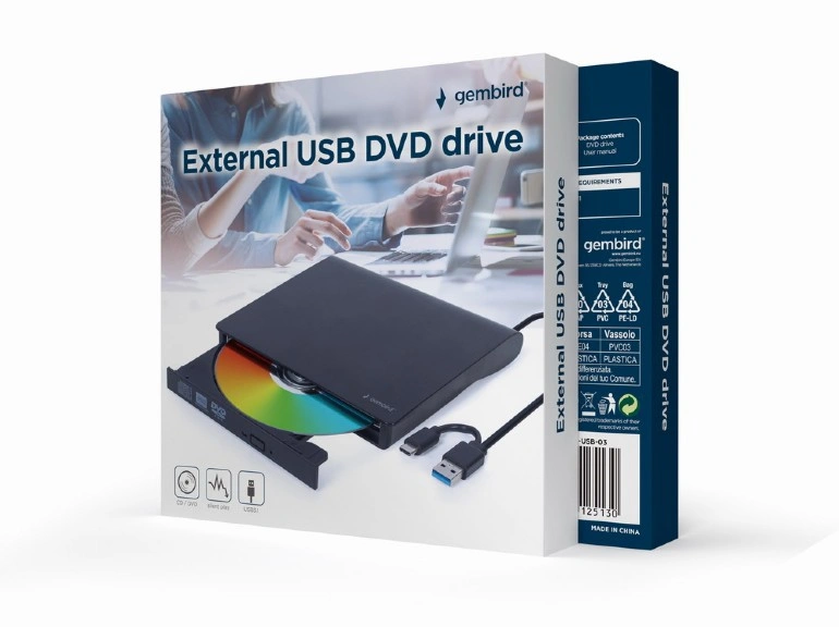 Gembird DVD-USB-03 black