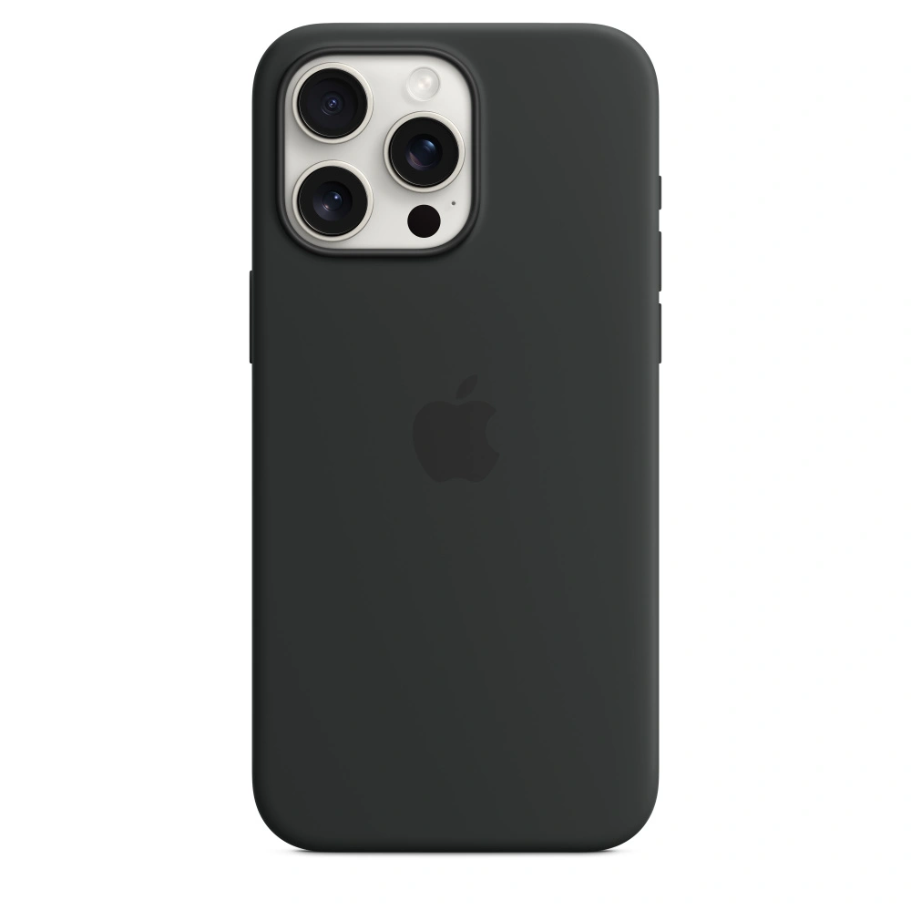 Apple Silikonový kryt s MagSafe pro iPhone 15 Pro Max, černá