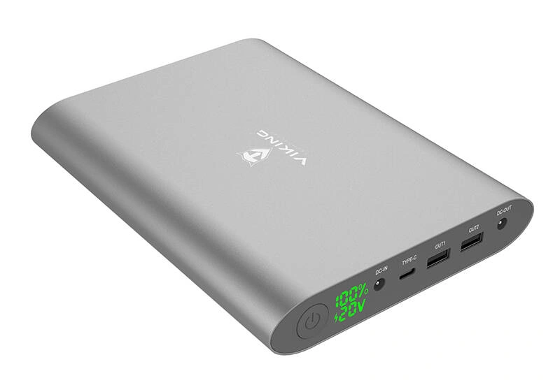 Powerbank Viking Smartech II QC 3.0 40 000mAh + solární panel L60 (SMART2L60GR) šedá