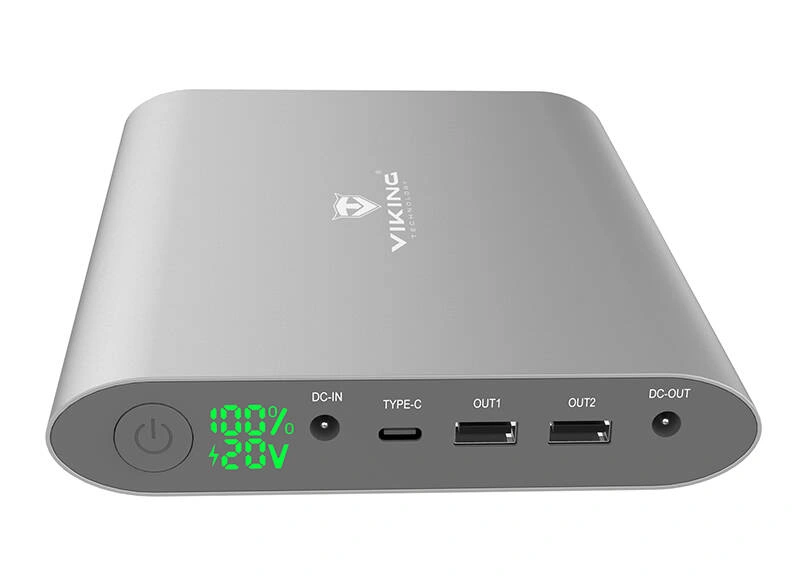 Powerbank Viking Smartech II QC 3.0 40 000mAh + solární panel L60 (SMART2L60GR) šedá