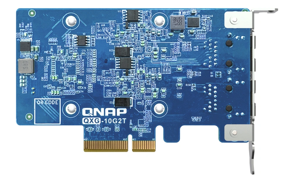 QNAP QXG-10G2T - Dvouportová, 5-ti rychlostní 10 GbE pro PC i QNAP NAS