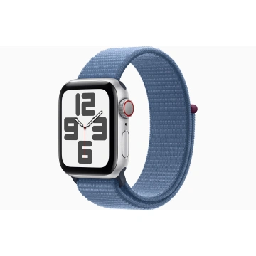 Chytré hodinky Apple Watch SE 2023 GPS + Cellular 40mm pouzdro ze stříbrného hliníku - ledově modrý 