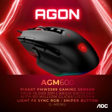 AOC Agon AGM600, černá