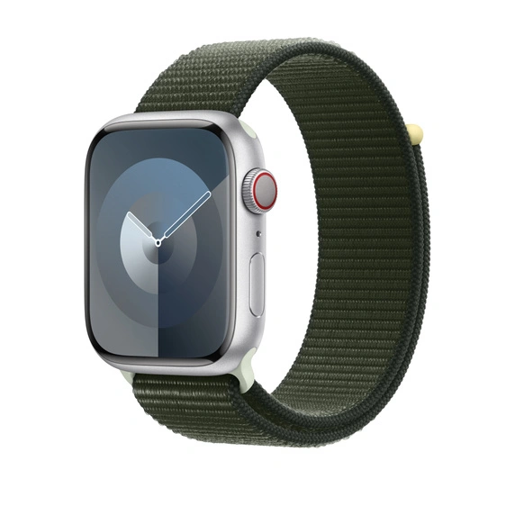 Řemínek Apple 45mm Cypřišově zelený provlékací sportovní (MT5G3ZM/A)