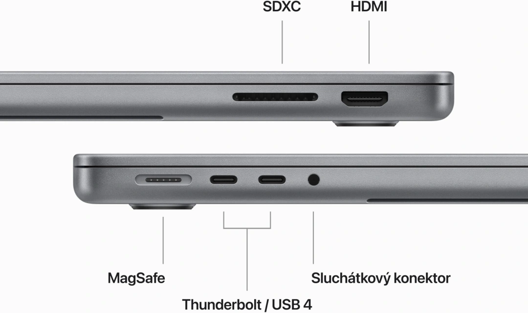 Apple MacBook Pro 14, M3 - 8-core/8GB/512GB/10-core GPU, Space Grey (SK)