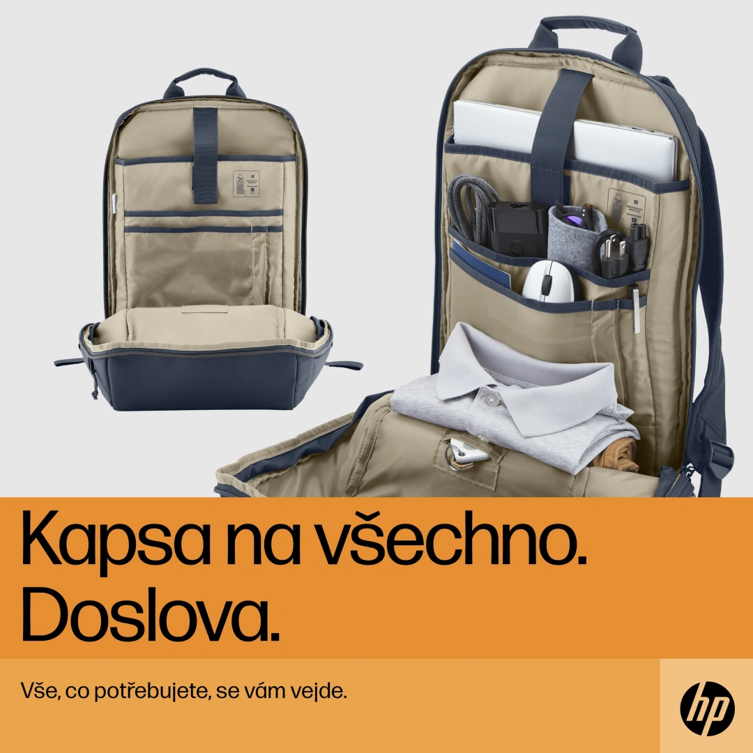 HP 18litrový cestovní batoh na 15,6″ notebook HP v noční modré barvě