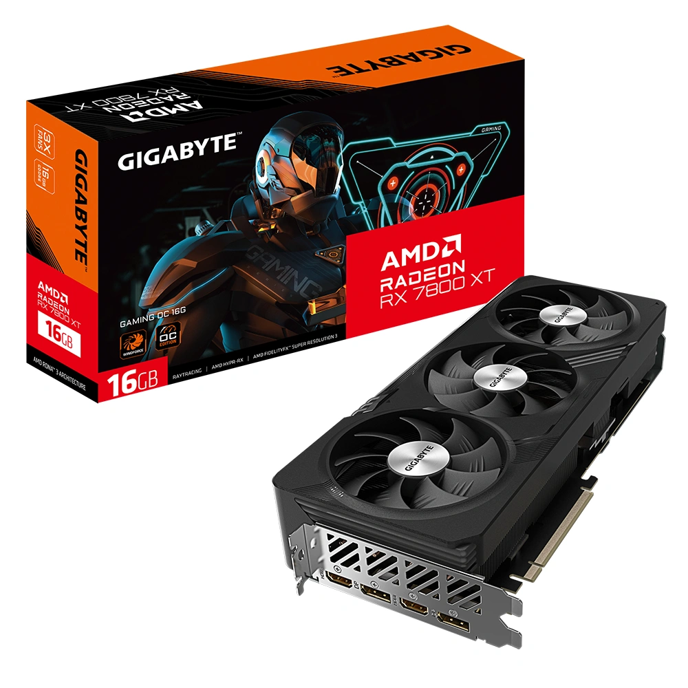 GIGABYTE AMD Radeon™ RX 7800 XT GAMING OC 16G, 16GB GDDR6