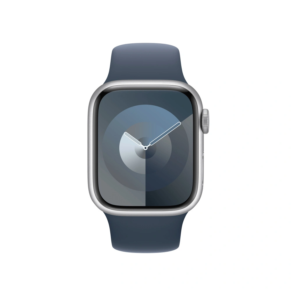 Řemínek Apple 41mm bouřkově modrý sportovní  - S/M (MT2W3ZM/A)