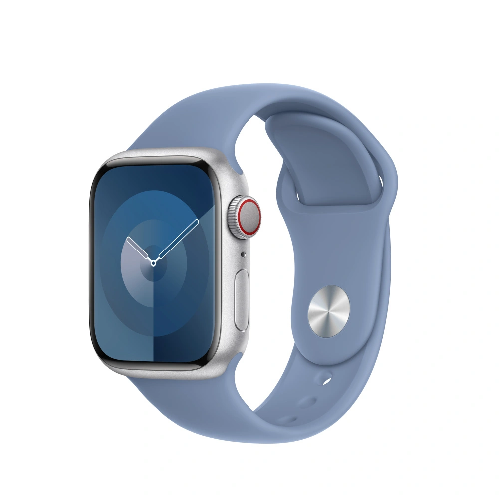 Řemínek Apple 41mm ledově modrý sportovní  - S/M (MT353ZM/A)