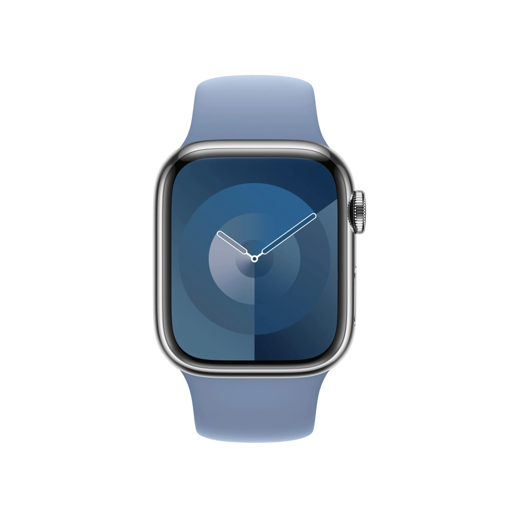 Řemínek Apple 41mm ledově modrý sportovní  - S/M (MT353ZM/A)