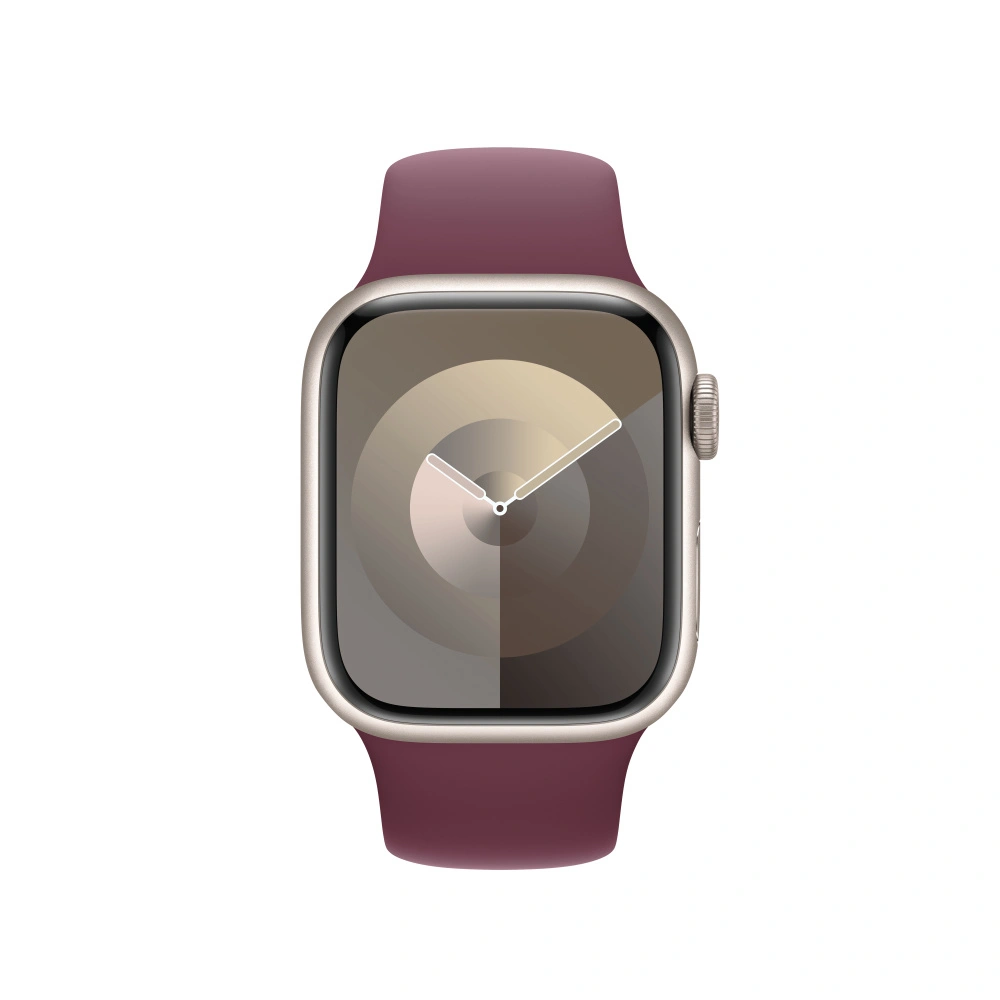 Řemínek Apple 41mm morušově rudý sportovní  - M/L (MT343ZM/A)