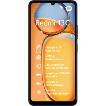 Xiaomi Redmi 13C 8GB/256GB, Midnight Black