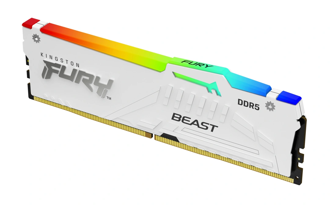 Kingston Fury Beast White RGB DDR5 16GB 5200 CL36, AMD EXPO
