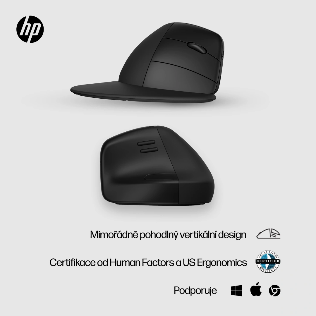 HP 925 Ergonomická vertikální myš 