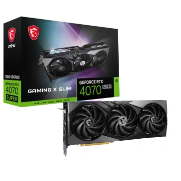 MSI GAMING GeForce RTX 4070 SUPER 12G X SLIM NVIDIA 12 GB GDDR6X