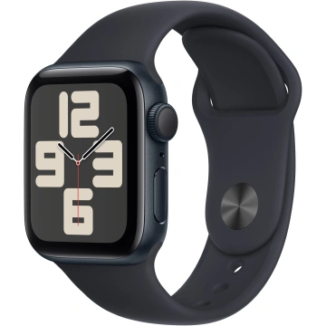 Apple Watch SE 2023, 40mm, Midnight, Midnight Sport Band - S/M