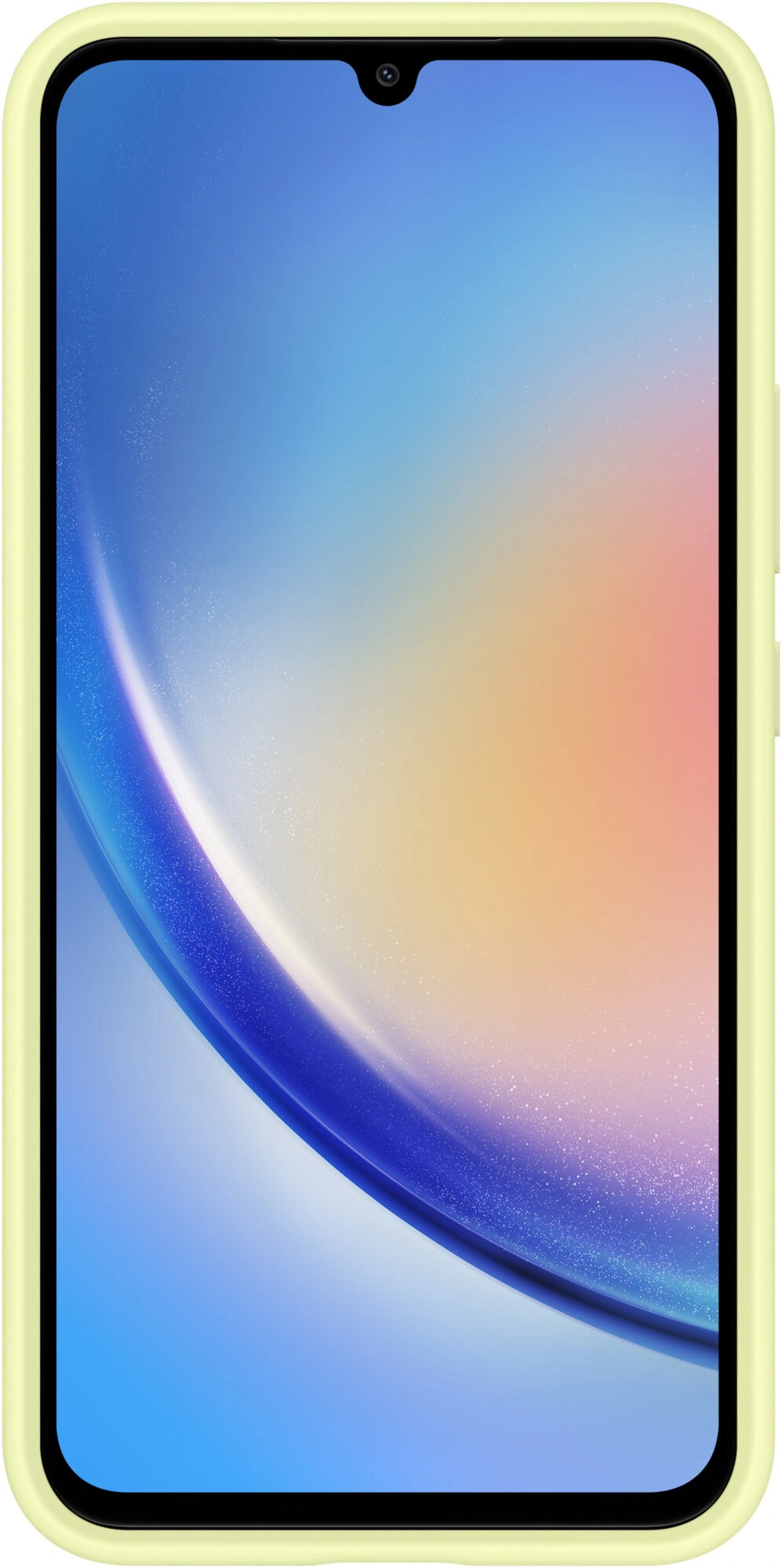 Samsung ochranný kryt s kapsou na kartu pro Galaxy A34 5G, limetková