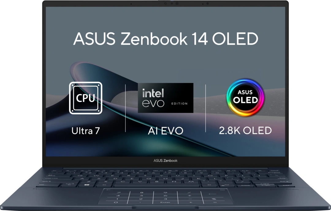 ASUS Zenbook 14 OLED AI EVO, modrá