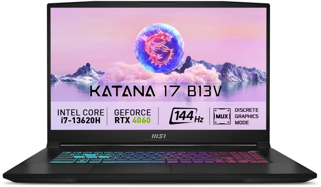 MSI Katana 17 B13VFK-249CZ, černá