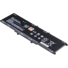 Baterie T6 Power pro notebook Hewlett Packard ZG04XL, Li-Poly, 11,55 V, 8310 mAh (96 Wh), černá