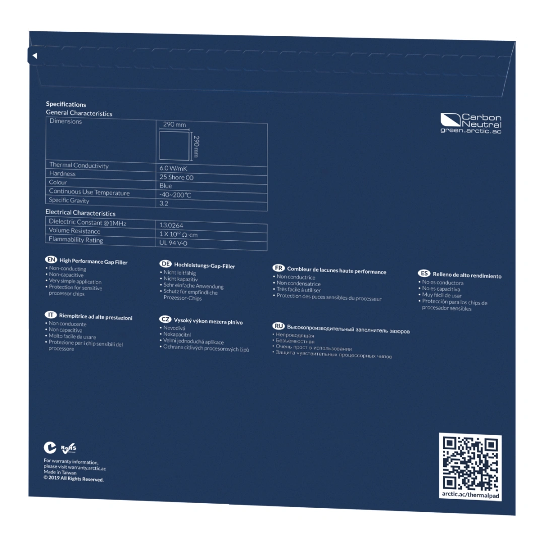 ARCTIC Thermal Pad 290x290mm t:1,0mm