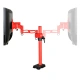 ARCTIC Z1 red - single monitor arm with USB Hub