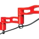 ARCTIC Z1 red - single monitor arm with USB Hub