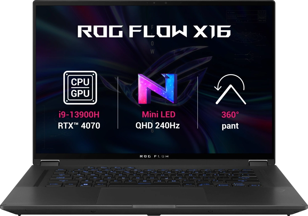 ASUS ROG Flow X16 (2023) GV601VI-NEBULA060W, černá