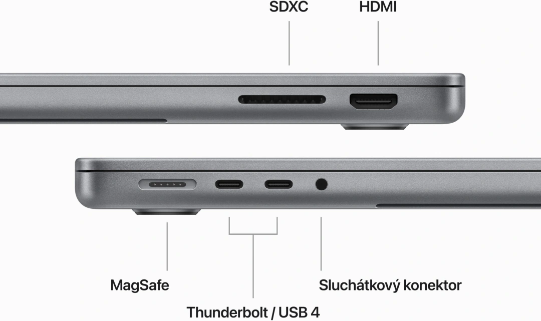 Apple MacBook Pro 14, M3 - 8-core/8GB/1TB/10-core GPU, Space Grey