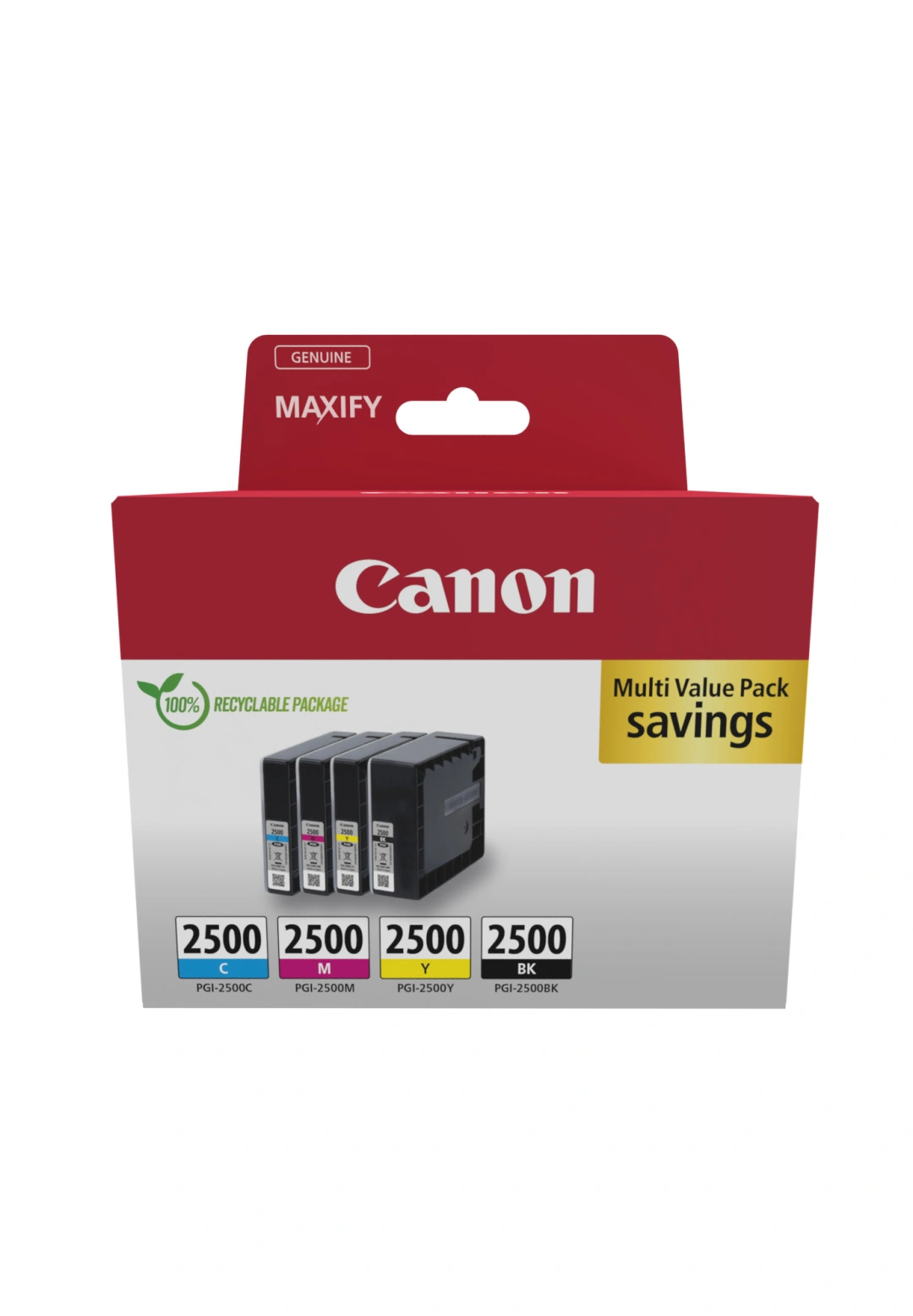 Canon cartridge INK PGI-2500 BK/C/M/Y MULTI / 1x29,1ml + 3x9,6ml