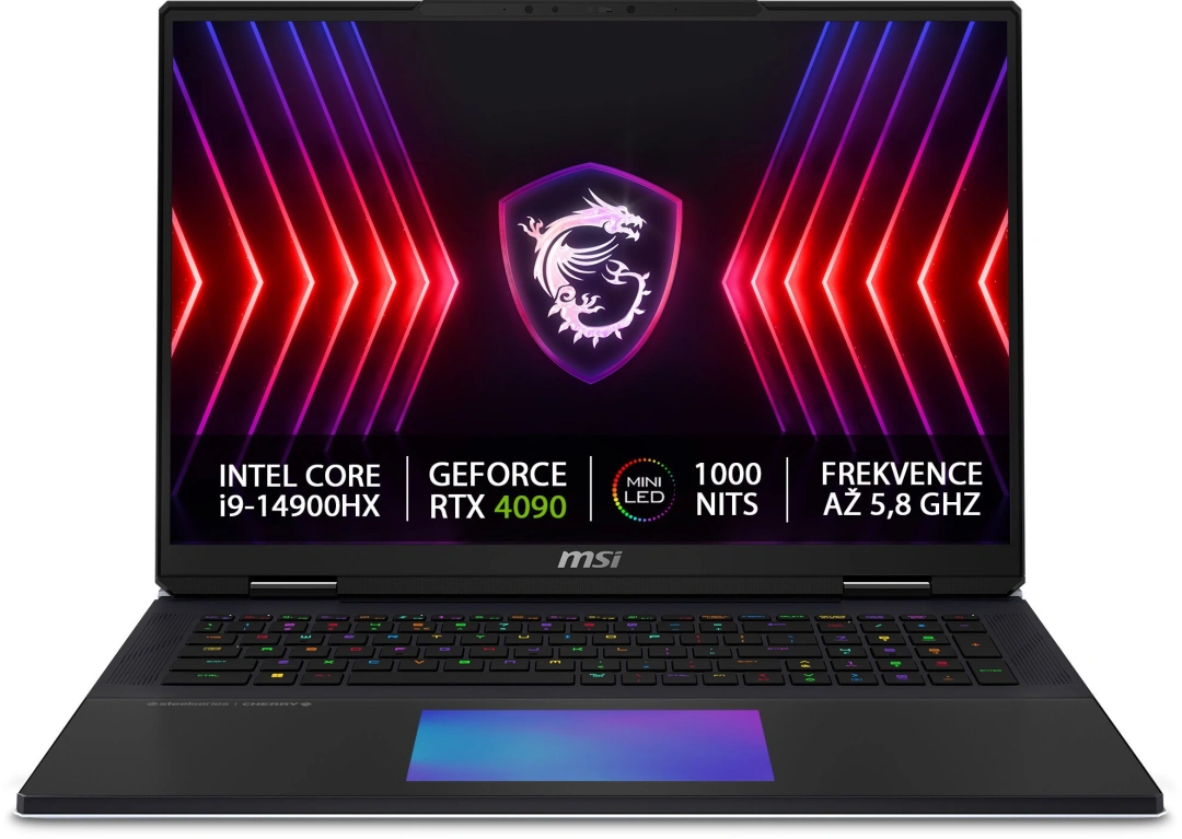 MSI Titan 18 HX A14VIG-071CZ, černá