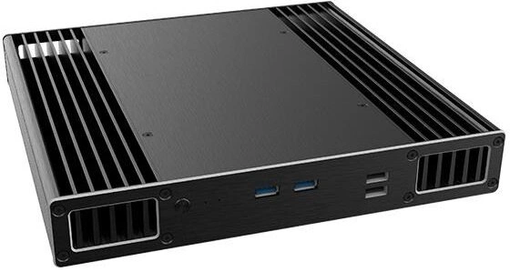 Akasa Plato TN, fanless case, černá